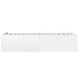 fehér szerelt fa ágykeret 75 x 190 cm