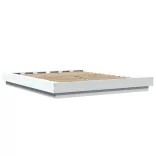 fehér szerelt fa ágykeret 160 x 200 cm