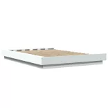 fehér szerelt fa ágykeret 120 x 200 cm