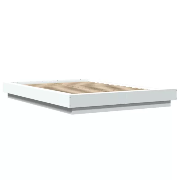 fehér szerelt fa ágykeret 140x190 cm