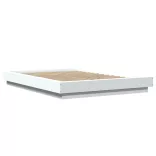 fehér szerelt fa ágykeret 120 x 190 cm