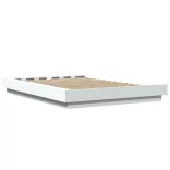 fehér szerelt fa ágykeret 120 x 190 cm