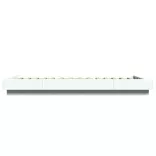 fehér szerelt fa ágykeret 75 x 190 cm