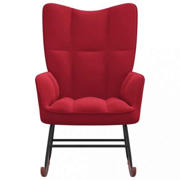 bordó bársony hintaszék