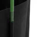 4 db acél és polipropilén paradicsomketrec növényzsákkal 116 cm