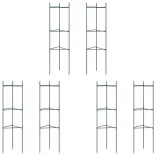 6 db acél és polipropilén paradicsomketrec 116 cm