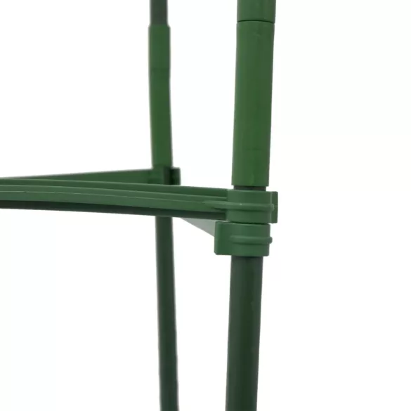 6 db acél és polipropilén paradicsomketrec 116 cm