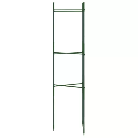 8 db acél és polipropilén paradicsomketrec 116 cm