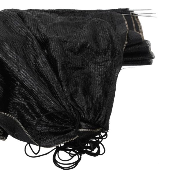 2 db fekete acél és polietilén háló alagút