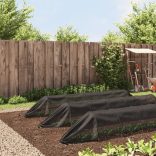 3 db fekete acél és polietilén hálóalagút