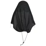 3 db fekete acél és polietilén hálóalagút