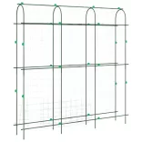 3 db U-alakú acél kerti rács kúszónövényekhez