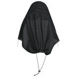 4 db fekete acél és polietilén hálóalagút