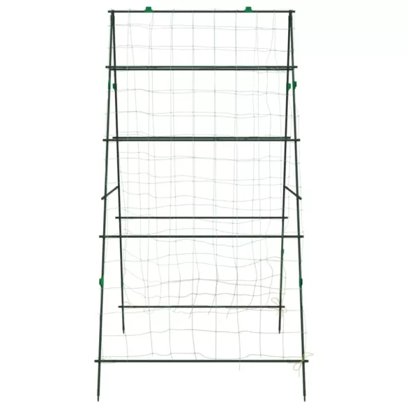 4 db A-alakú acél kerti rács kúszónövényekhez