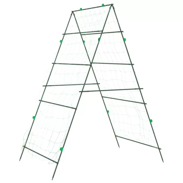 4 db A-alakú acél kerti rács kúszónövényekhez