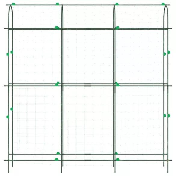 4 db U-alakú acél kerti rács kúszónövényekhez