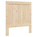 tömör fenyőfa ágykeret fejtámlával 90 x 200 cm