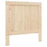 tömör fenyőfa ágykeret fejtámlával 100 x 200 cm