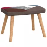 foltvarrott szövet pihenőszék lábtartóval