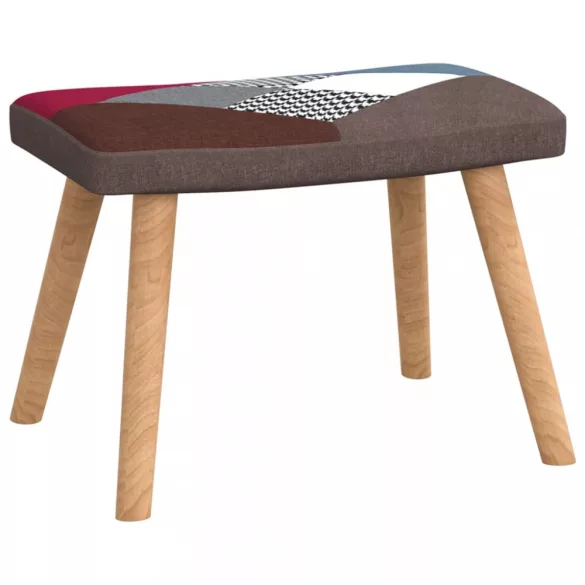 foltvarrott szövet pihenőszék lábtartóval