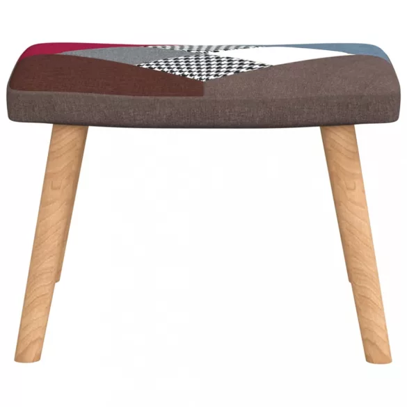 foltvarrott szövet pihenőszék lábtartóval