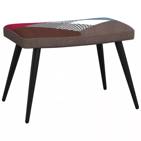 foltvarrott szövet pihenőszék lábtartóval