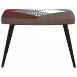 foltvarrott szövet pihenőszék lábtartóval