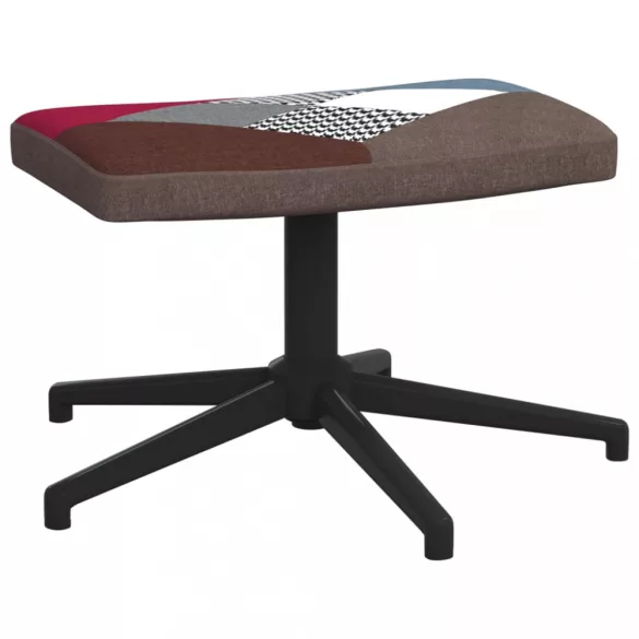 foltvarrott szövet pihenőszék lábtartóval