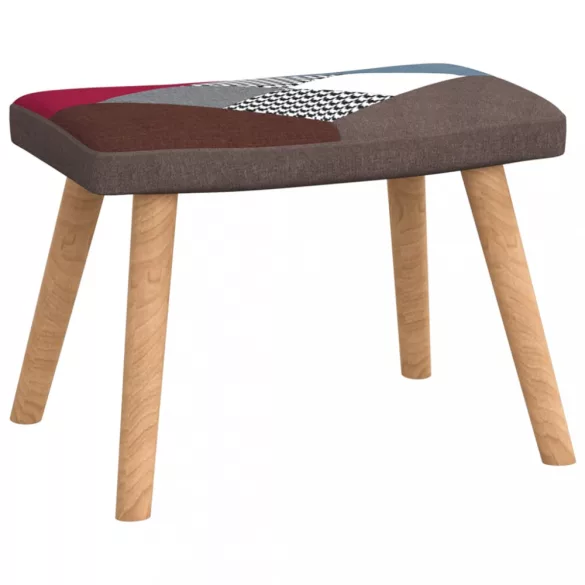 foltvarrott szövet hintaszék lábtartóval