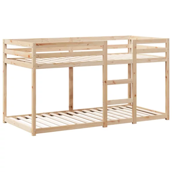 tömör fenyőfa emeletes ágy matrac nélkül 90 x 200 cm