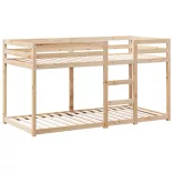 tömör fenyőfa emeletes ágy matrac nélkül 90 x 190 cm