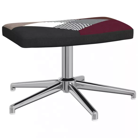 foltvarrott szövet pihenőszék lábtartóval