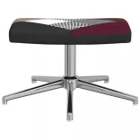 foltvarrott szövet pihenőszék lábtartóval