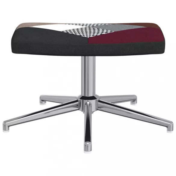 foltvarrott szövet pihenőszék lábtartóval