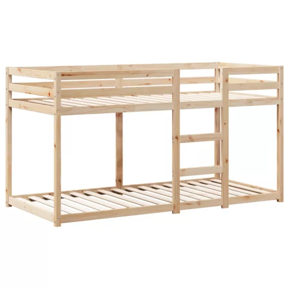 tömör fenyőfa emeletes ágy matrac nélkül 90 x 200 cm