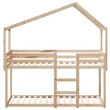 tömör fenyőfa emeletes ágy matrac nélkül 90 x 190 cm