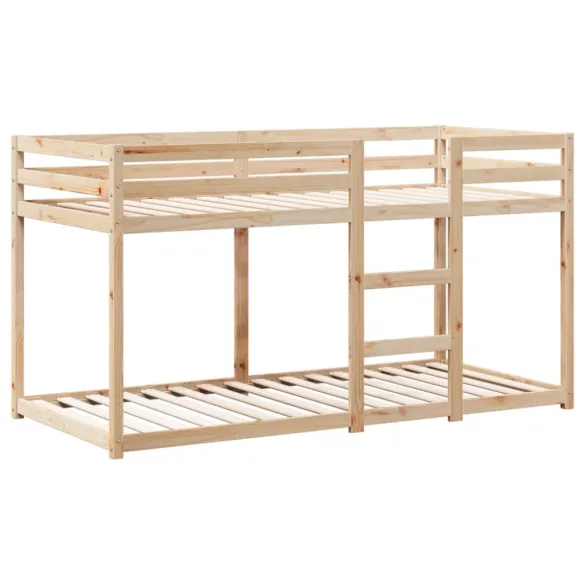 tömör fenyőfa emeletes ágy matrac nélkül 90 x 190 cm