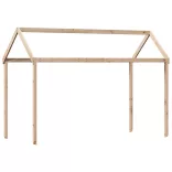 tömör fenyőfa emeletes ágy matrac nélkül 90 x 200 cm