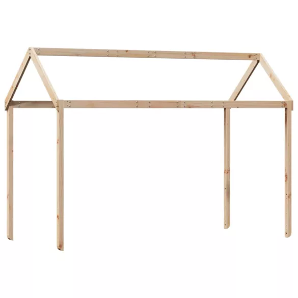 tömör fenyőfa emeletes ágy matrac nélkül 90 x 200 cm