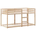 tömör fenyőfa emeletes ágy matrac nélkül 90 x 190 cm