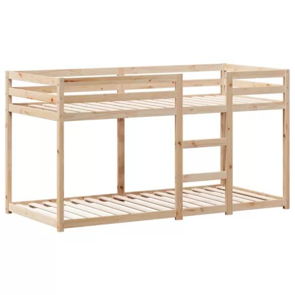 tömör fenyőfa emeletes ágy matrac nélkül 90 x 190 cm