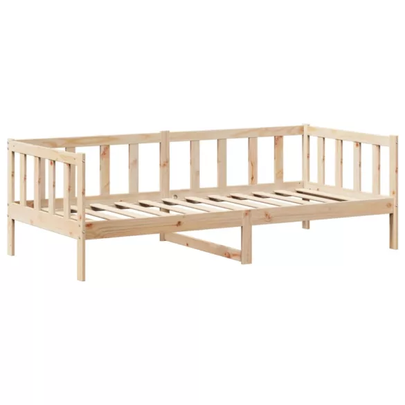 tömör fenyőfa kanapéágy tetővel 80 x 200 cm