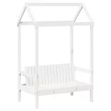 fehér tömör fenyőfa kanapéágyszett tetővel 80 x 200 cm