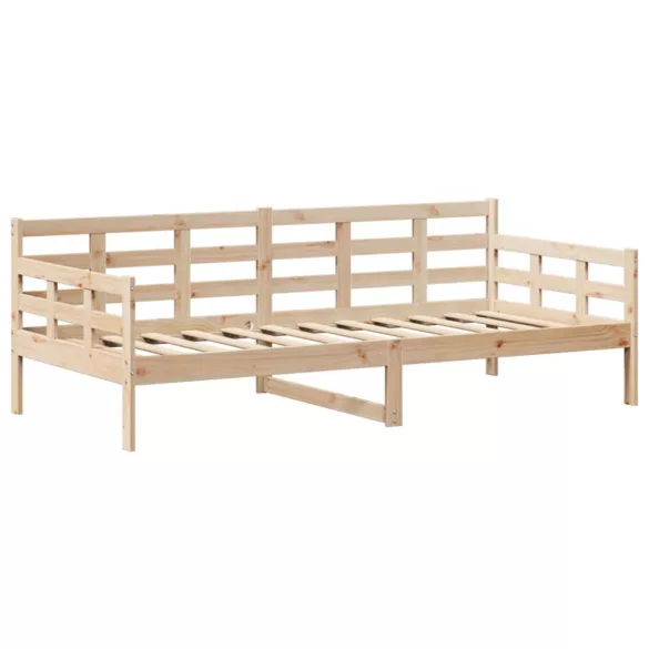 tömör fenyőfa kanapéágy tetővel 80 x 200 cm