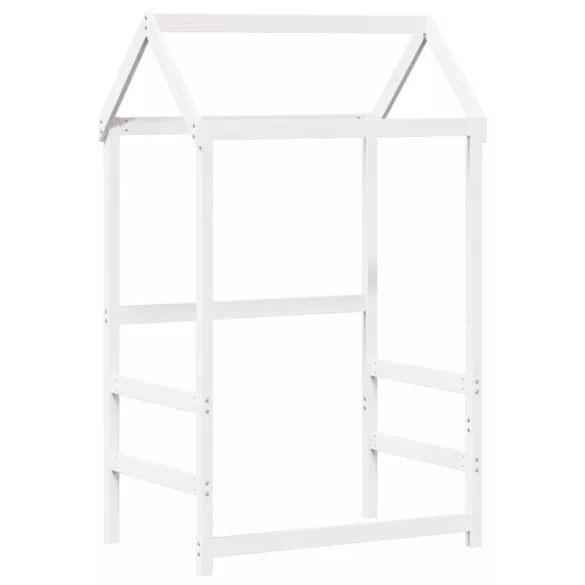 fehér tömör fenyőfa kanapéágy tetővel 80 x 200 cm