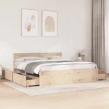 tömör fenyőfa ágy matrac nélkül 200 x 200 cm