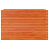 viaszbarna tömör fenyőfa kerti virágtartó 110 x 40 x 68,5 cm