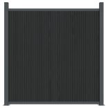 szürke WPC kerítéspanel 1045 x 186 cm