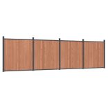 barna WPC kerítéspanel 699 x 186 cm