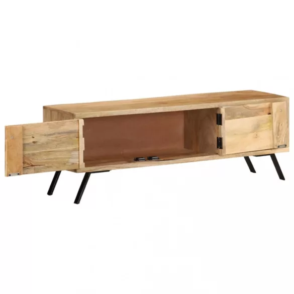 tömör mangófa TV-szekrény 110 x 30 x 40 cm